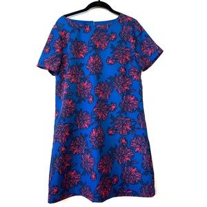 J. Crew | Women’s Navy and Pink Floral Dress